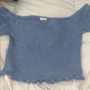 tillys off the shoulder top